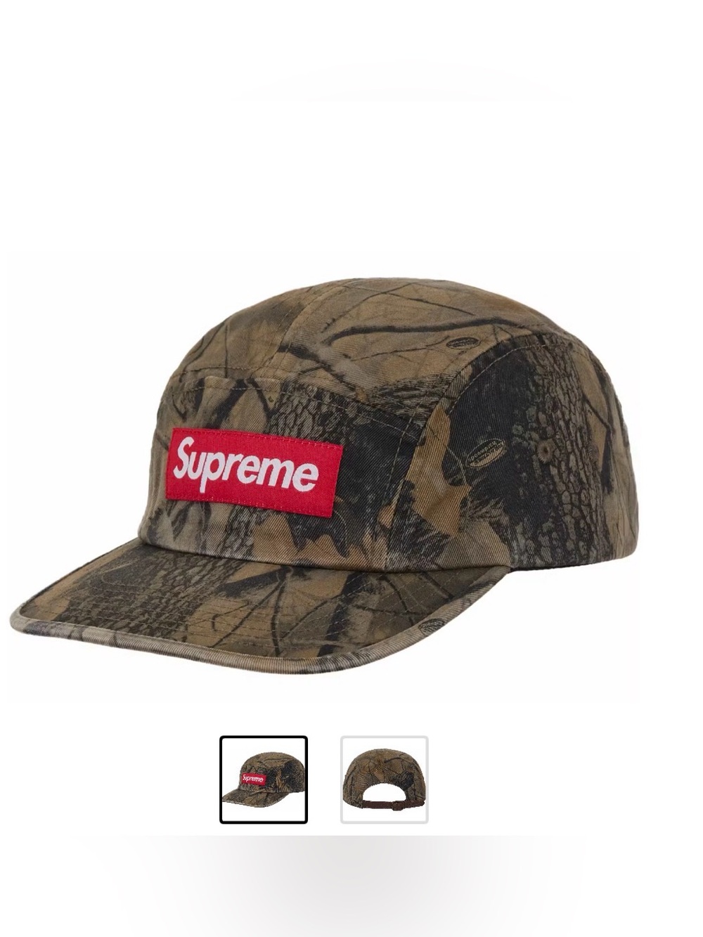 Supreme Washed Chino Twill Camp Cap (FW26)